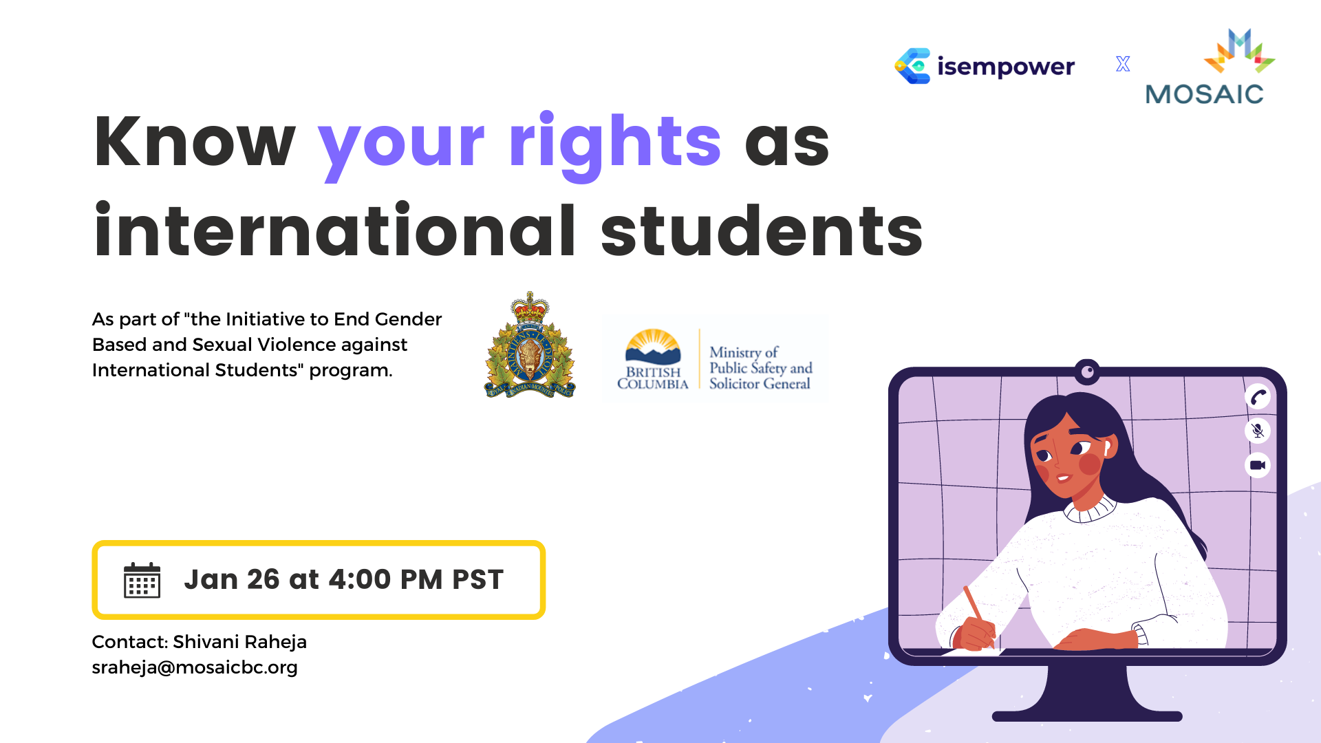 Know Your Rights Webinar - Jan 26